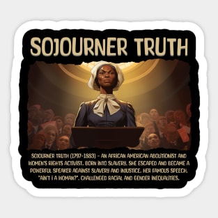 Sojourner Truth, Black History, Black Woman Sticker